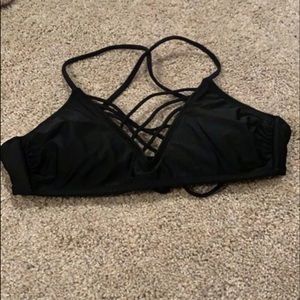 black bikini top